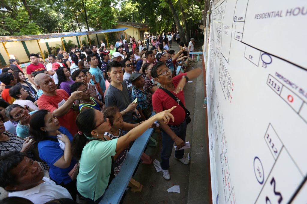 voters during the election