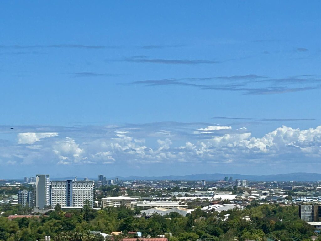 sunny skies of Cebu City