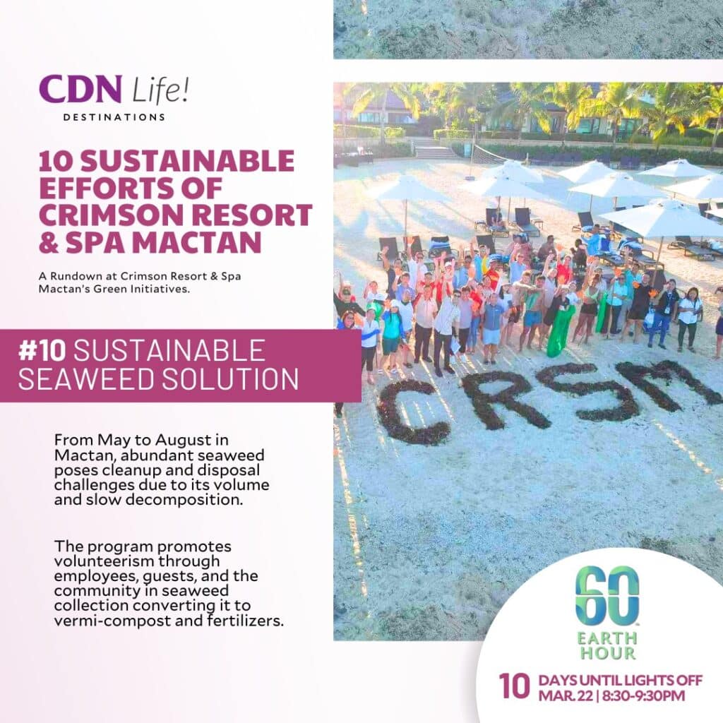 Crimson Resort and Spa Mactan leads the way in sustainable hospitality 