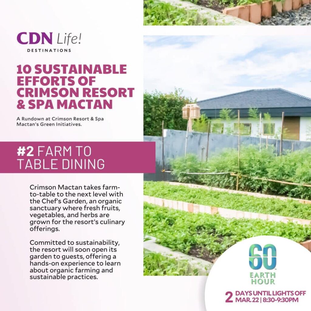 Crimson Resort and Spa Mactan leads the way in sustainable hospitality 