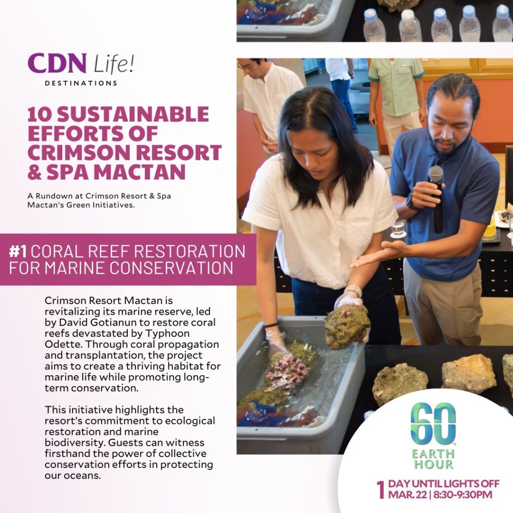 Crimson Resort and Spa Mactan leads the way in sustainable hospitality 