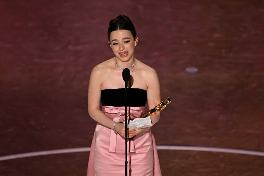 ‘Anora’ wins best picture at 97th Academy Awards. US actress Mikey Madison accepts the award for Best Actress in a Leading Role for "Anora" onstage during the 97th Annual Academy Awards at the Dolby Theatre in Hollywood, California on March 2, 2025. (Photo by Patrick T. Fallon / AFP)